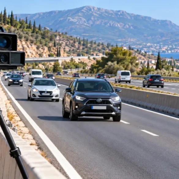 Αθηνών-Κορίνθου: Σε 15 σημεία οι φορητές κάμερες ταχύτητας-Πού θα βρίσκονται