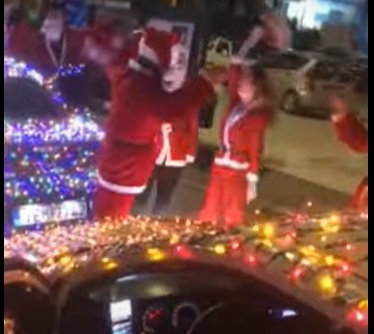 Χριστουγεννιάτικη αυτοκινούμενη DISCO στα Χανιά – Τα ‘σπασαν οι Άη Βασίληδες