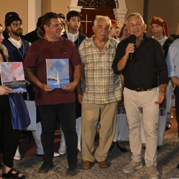 Το Χορευτικό Τμήμα του Δήμου Πατρέων στα Φωκάτα Κεφαλονιάς