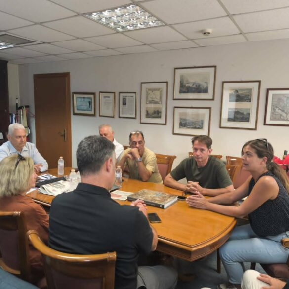 Ενημέρωση για την ανάπλαση της παραλιακής του Ρίου – Φωκίων Ζαΐμης: «Το έργο προχωρά ικανοποιητικά»