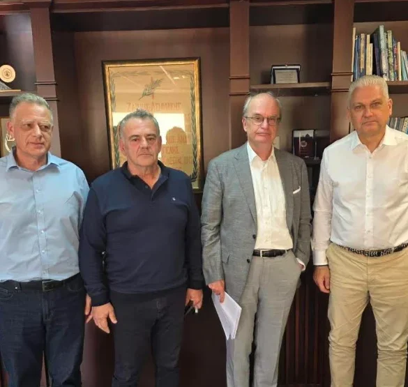 Φωκίων Ζαΐμης: Συνάντηση στην Π.Ε. Αχαΐας για τον κόμβο της ΒΙ.ΠΕ. Πατρών