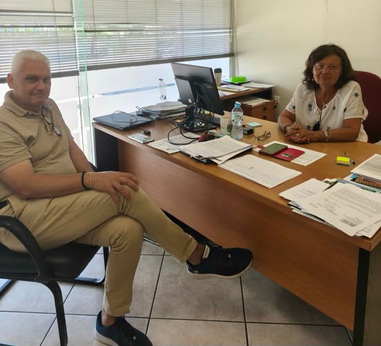 Φωκίων Ζαϊμης: Συναντήθηκε με την διευθύντρια του ΕΛΓΑ Αγγελική Πανταζοπούλου
