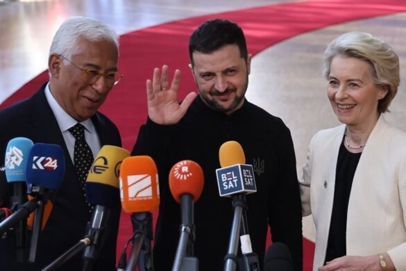 Ζελένσκι προς Ευρωπαίους : “Μείνατε μαζί μας, είμαστε ευγνώμονες που δεν είμαστε μόνοι μας”