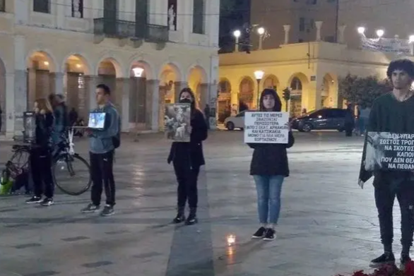 Πάτρα – «Για σένα ένα γεύμα, για μένα όλη μου η ζωή»: Ακτιβιστές διαμαρτυρήθηκαν για την σφαγή των ζώων