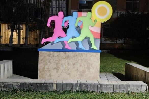 Το έργο του Κώστα Σπυρόπουλου που κοσμεί το Πανεπιστήμιο Πατρών