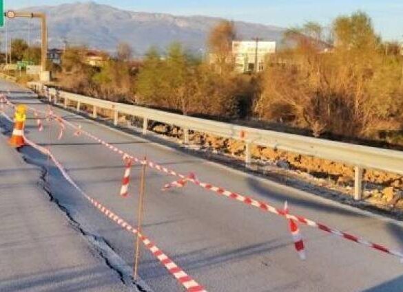 Καθίζηση σε τμήμα της Ιονίας Οδού